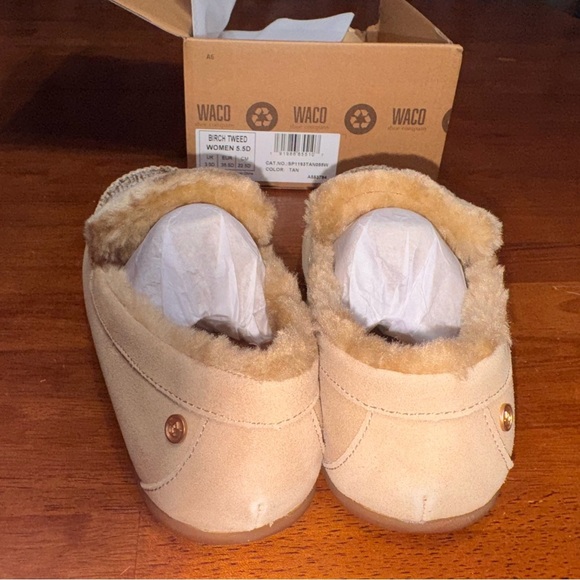 NIB Women's Spenco Revitalign Women's Birch Tweed Orthotic Moccasin 5.5D Wide - Picture 3 of 7